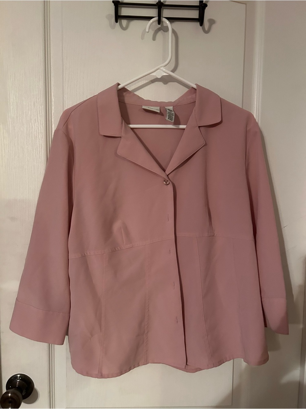 Covington Pink Button-Down Blouse
